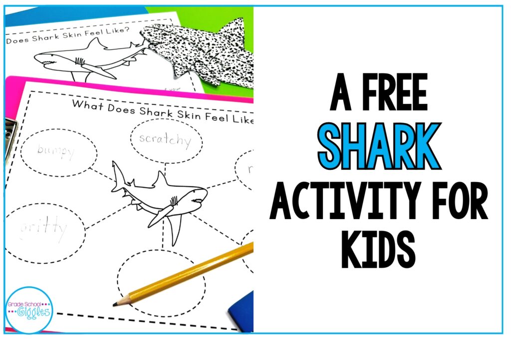 A free shark activity for kids