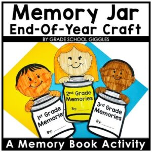 Memory Jar Activity Book: EOY Activities, End Of The Year All About Me Booklet