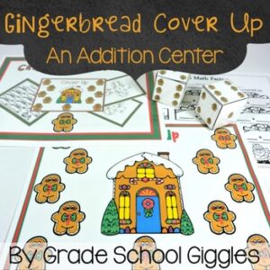Free Bump Math Dice Game | Gingerbread Christmas Game for Addition | Up to 12