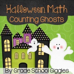 Counting Objects to 20 Worksheet | Number Words | Halloween Math Ghosts Activity