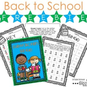 Create Your Own Math Game, Beginning Of Year Bingo: 2 Digit Subtraction Game