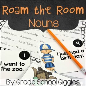 Noun Scavenger Hunt: Identifying Nouns Task Cards & Assessment, What Is A Noun?