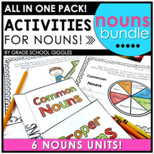 Identify What Is A Noun? Identifying Types Of Nouns: Craft, Review, Assessment