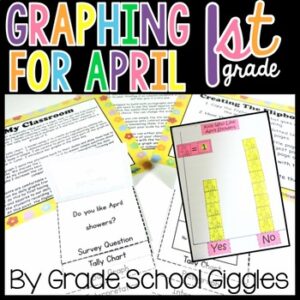 April Question of the Day - 1st Grade Daily Pictograph and Bar Graph Practice