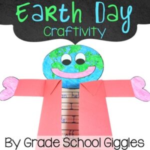 Earth Day Coloring Writing Craft Project: Kindergarten First 2nd Grade Activity