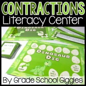 Contractions Worksheets With Not, S, & More: Decodable Reading Contractions List