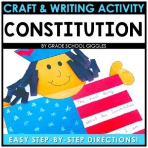 US American Flag Craft: 4th Of July, United States Flag & Constitution Day Craft