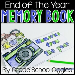 Autograph Book & EOY Activities: Student End Of Year Reflection Memory Book