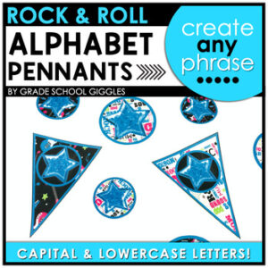 Make Teacher Desk Name Banner, Wow Work Banner, & Music Classroom Decorations