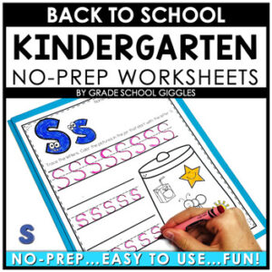 Morning Busy Work Packet For Kinders: Keeping My Kindergarten Kiddos Independent