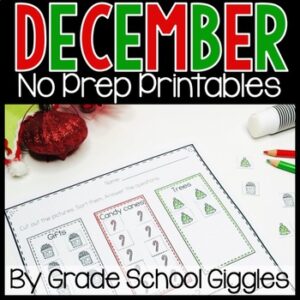 Keeping My Kinder Kiddos Busy: Christmas Busy Work, December Fun Packet, Kinders