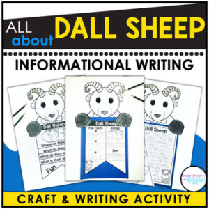 Animal Research Project 1st 2nd 3rd Grade: Dall Sheep Animal Information Report