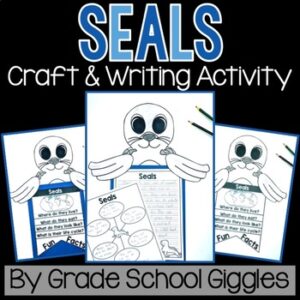 Animal Research Project 1st 2nd 3rd Grade: Seal Craft, Animal Information Report