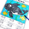 Coloring Page Sheet Set: Kindergarten First 2nd Grade Sight Word Coloring Sheets - Image 3
