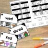 Decoding One Syllable Words: Short E Decodable Lists, Independent Work Stations - Image 3